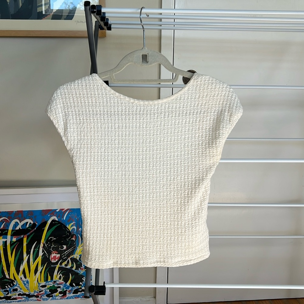 Find Me Now plush backless top